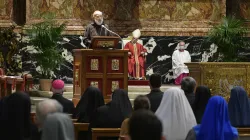 Cardinal Raniero Cantalamessa preaches at the Good Friday liturgy in St. Peter's Basilica April 2, 2021. / Credit: Vatican Media.